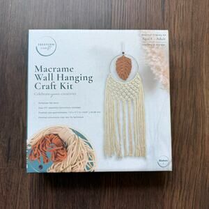 Macrame Wall Hanging Craft Kit DIY Boho Home Decor – New in Box